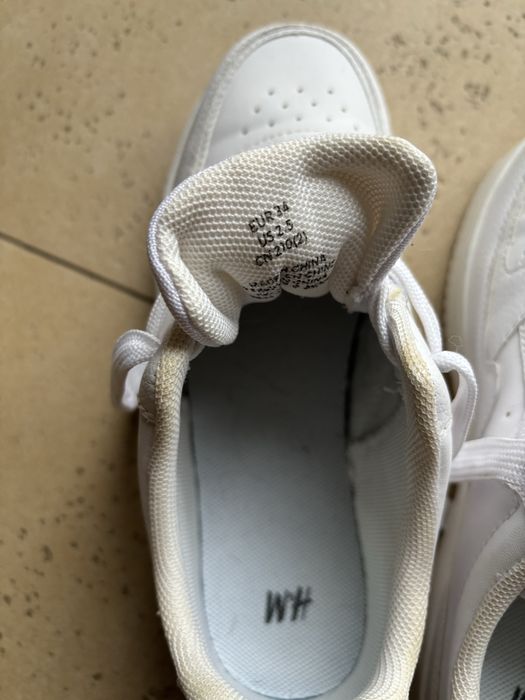 Buty H&M białe sneakersy r.34 użyte raz