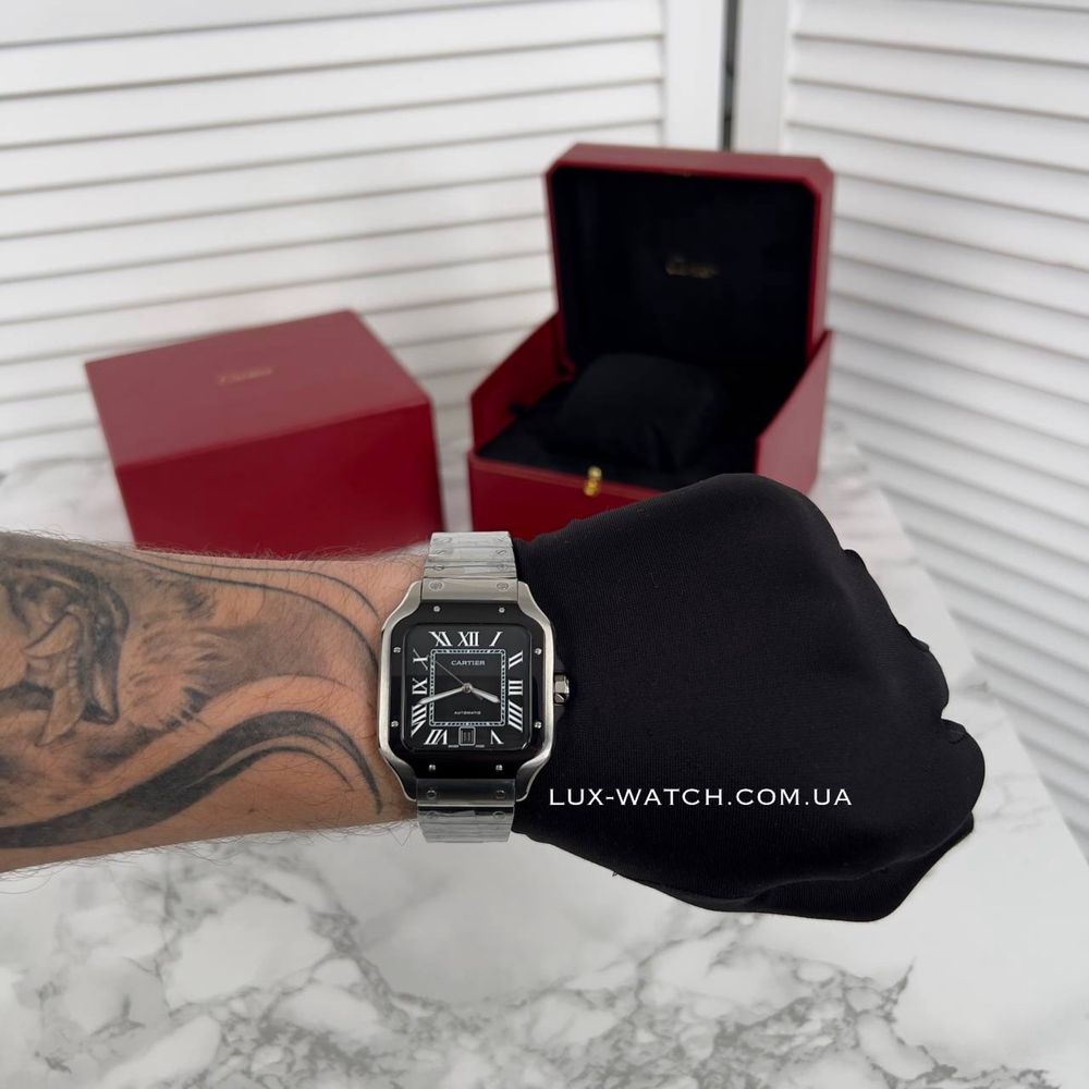 Часы мужские Картье Cartier Santos годинник