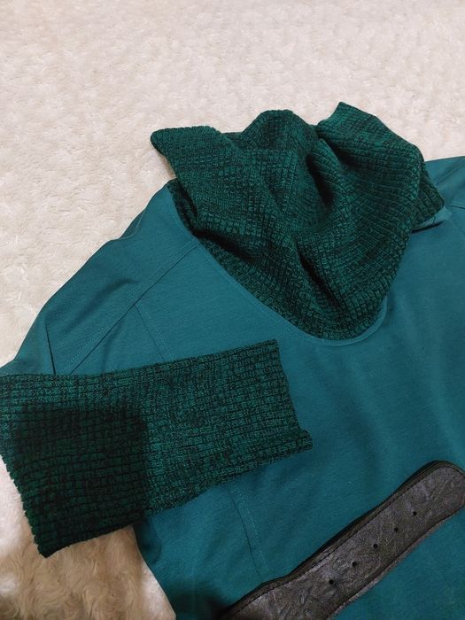 Платье катоновое трикотажное, 48 размер