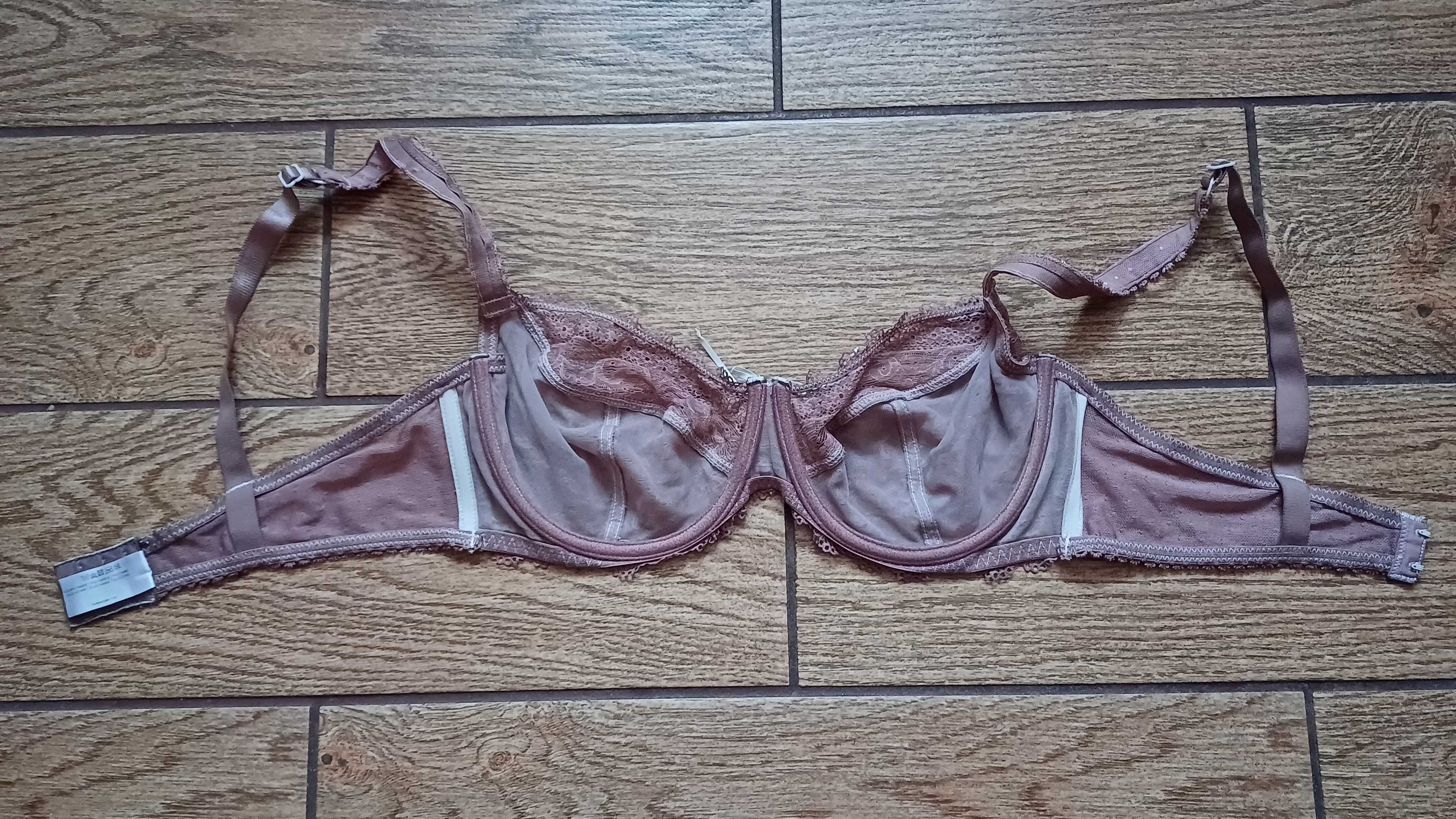 Brązowy biustonosz Hunkemöller r. 85 D