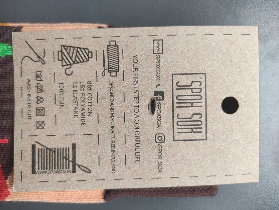 Śmieszne skarpetki spox sox