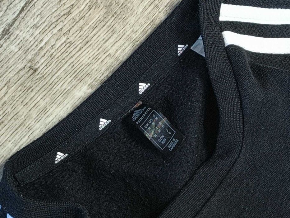 ADIDAS на лампасах світшот чоловічий оригінал чорний М