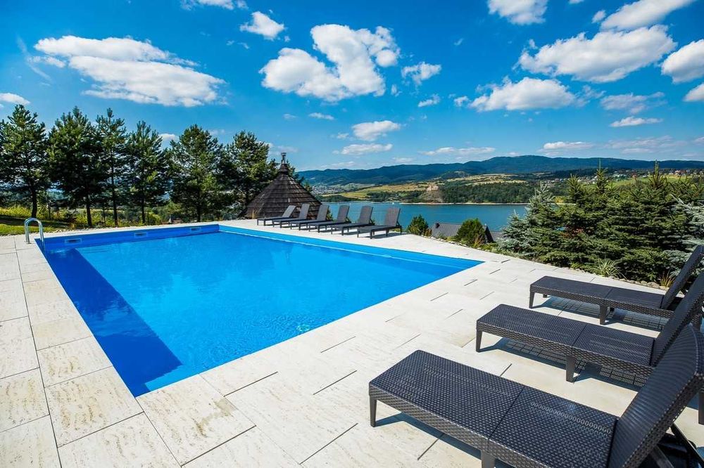 Jezioro Czorsztyńskie- podgrzewany basen, sauna, jacuzzi, siłownia