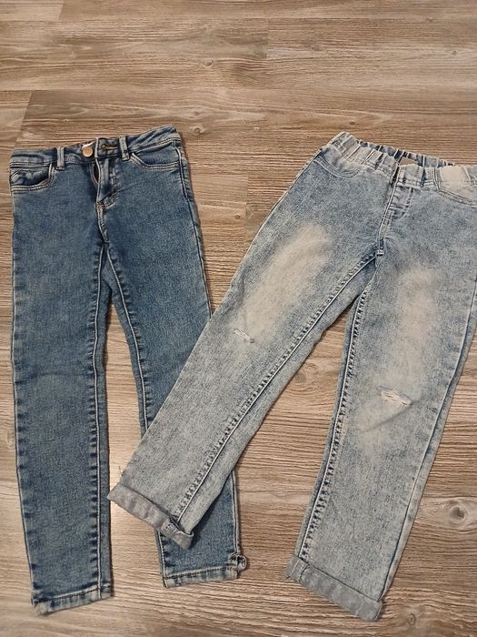 Spodnie jeansowe dziewczęce