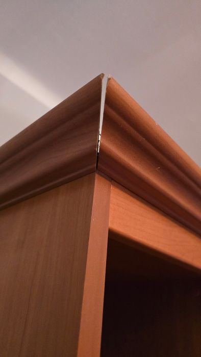 Szafa 4 drzwiowa suwana brązowa na ubrania