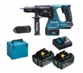 Makita DHR243RTJ Akum. Młotowiertarka 18V 2x5Ah
