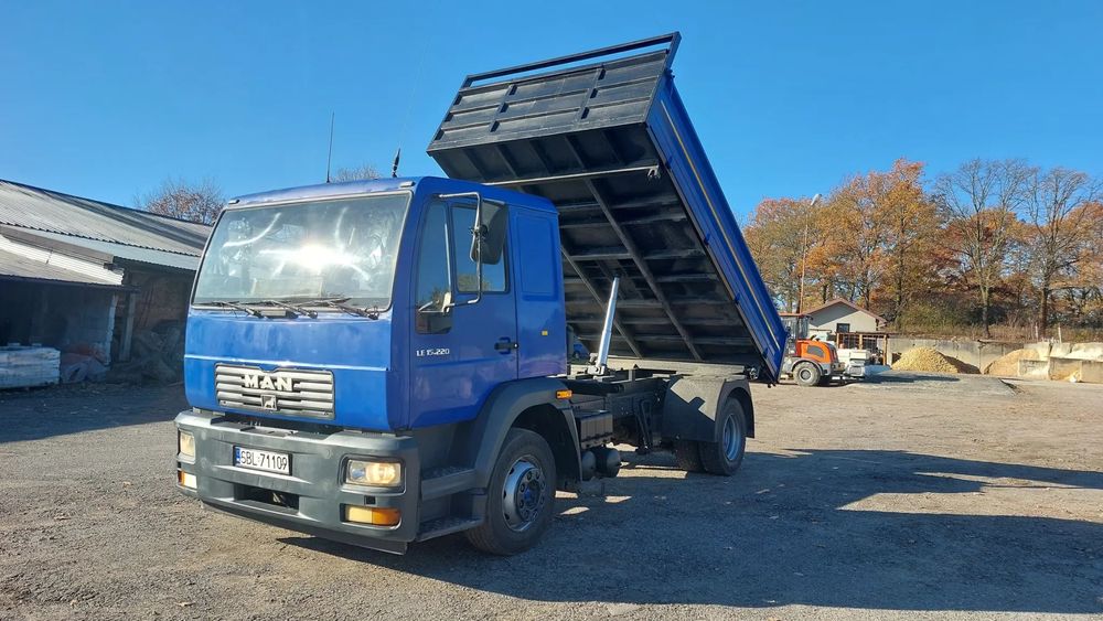 MAN 15.220 EL  MAN 15.220 EL kiper wywrot 3-stronny DMC 15t silnik 6 cylindrowy