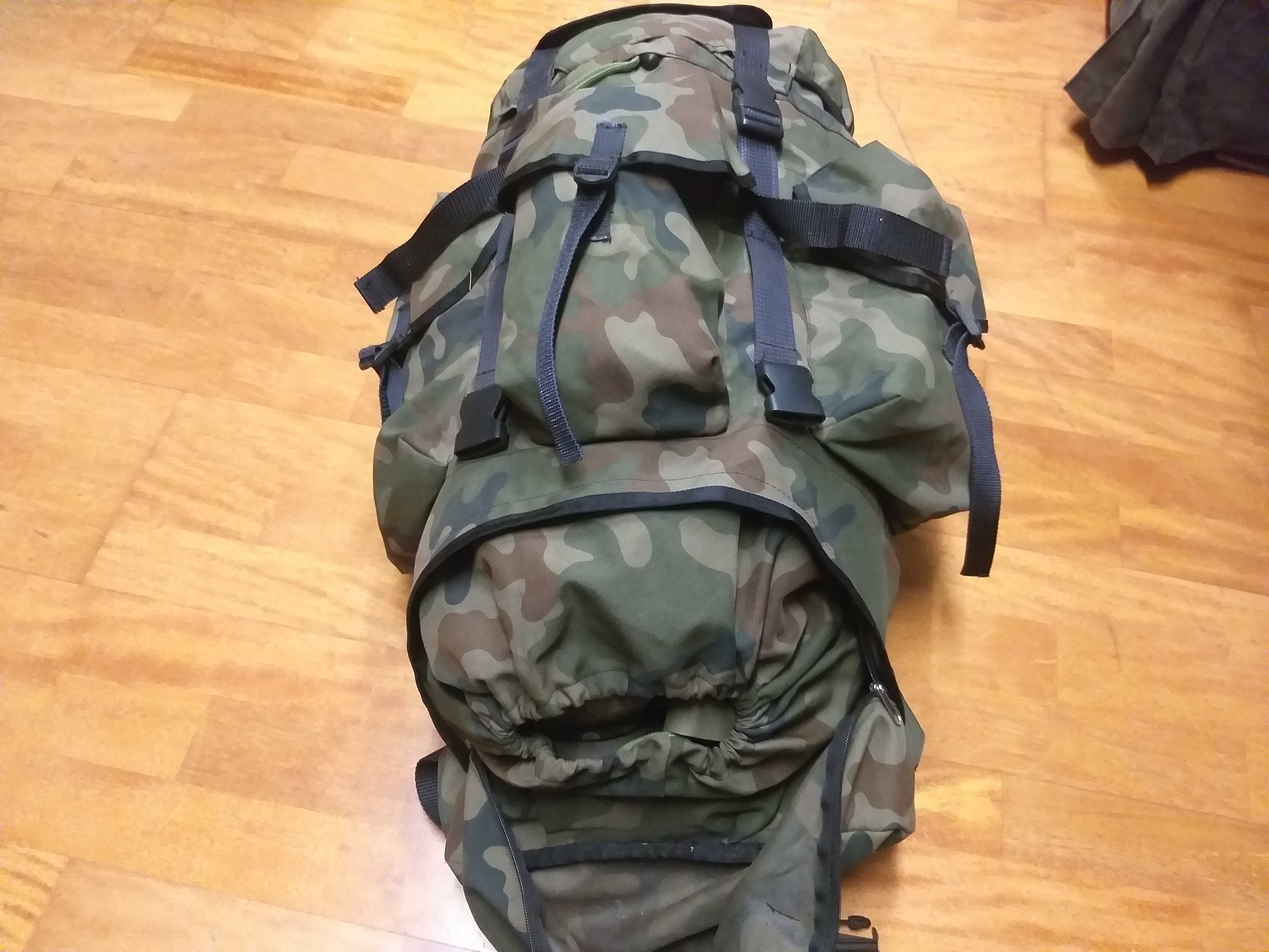 Plecak zasobnik żołnierski 80L kamuflaż wz.93 model wz.987