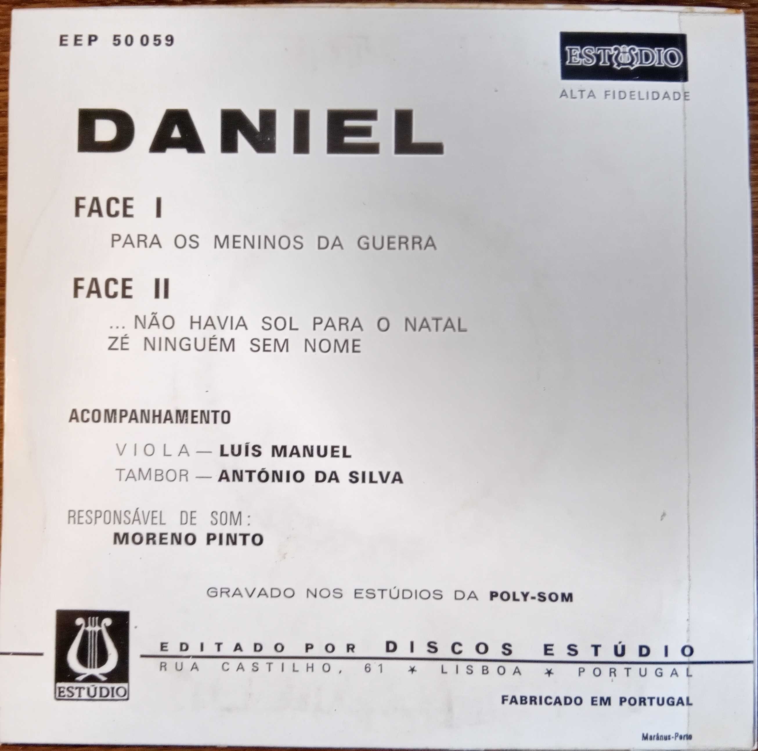 Daniel	- - - - -	Para os Meninos da Guerra	- - - - -	EP