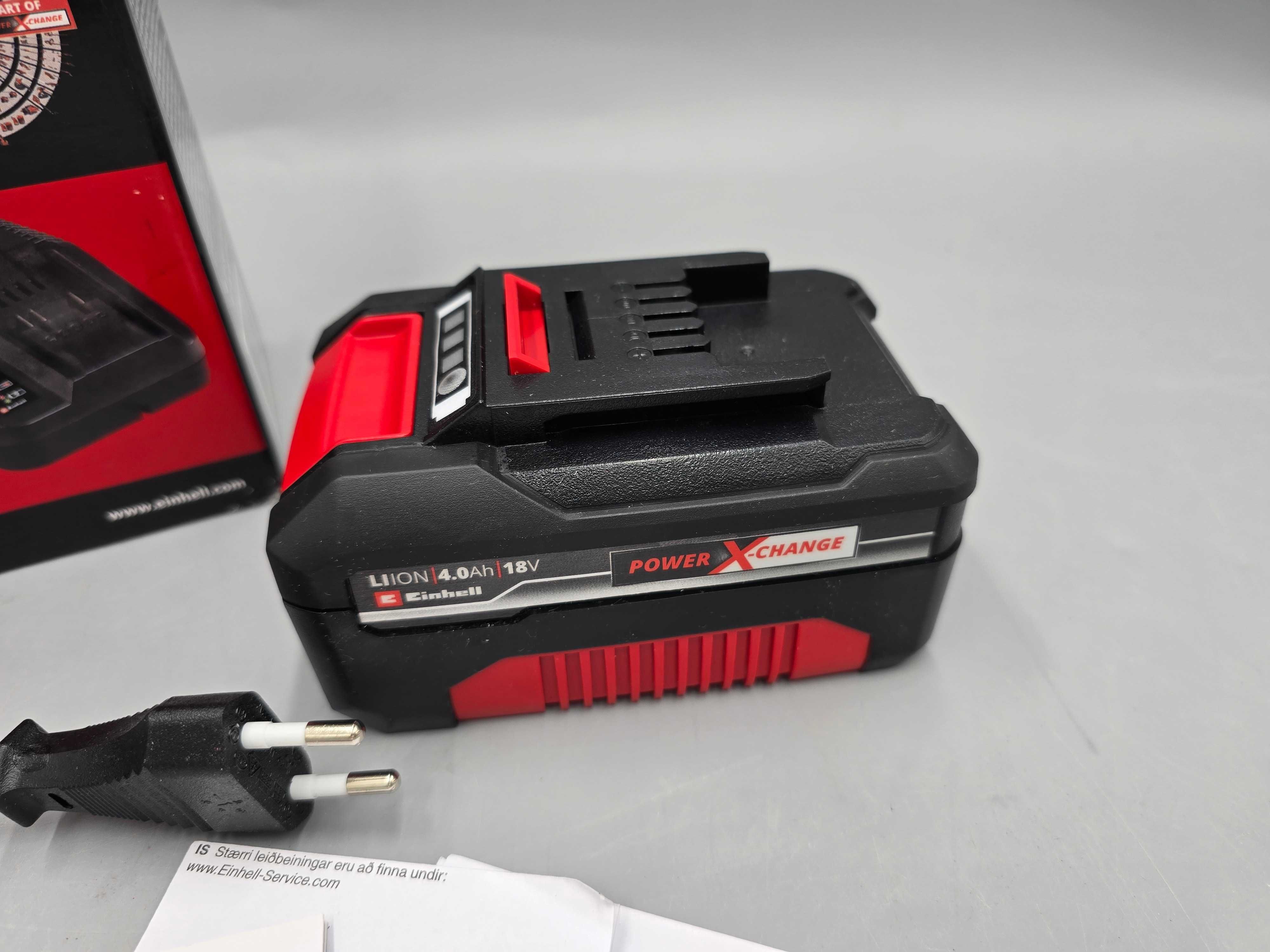Einhell Zestaw Startowy Akumulator 4.0 AH 18V ŁADOWARKA POWER X-CHANGE