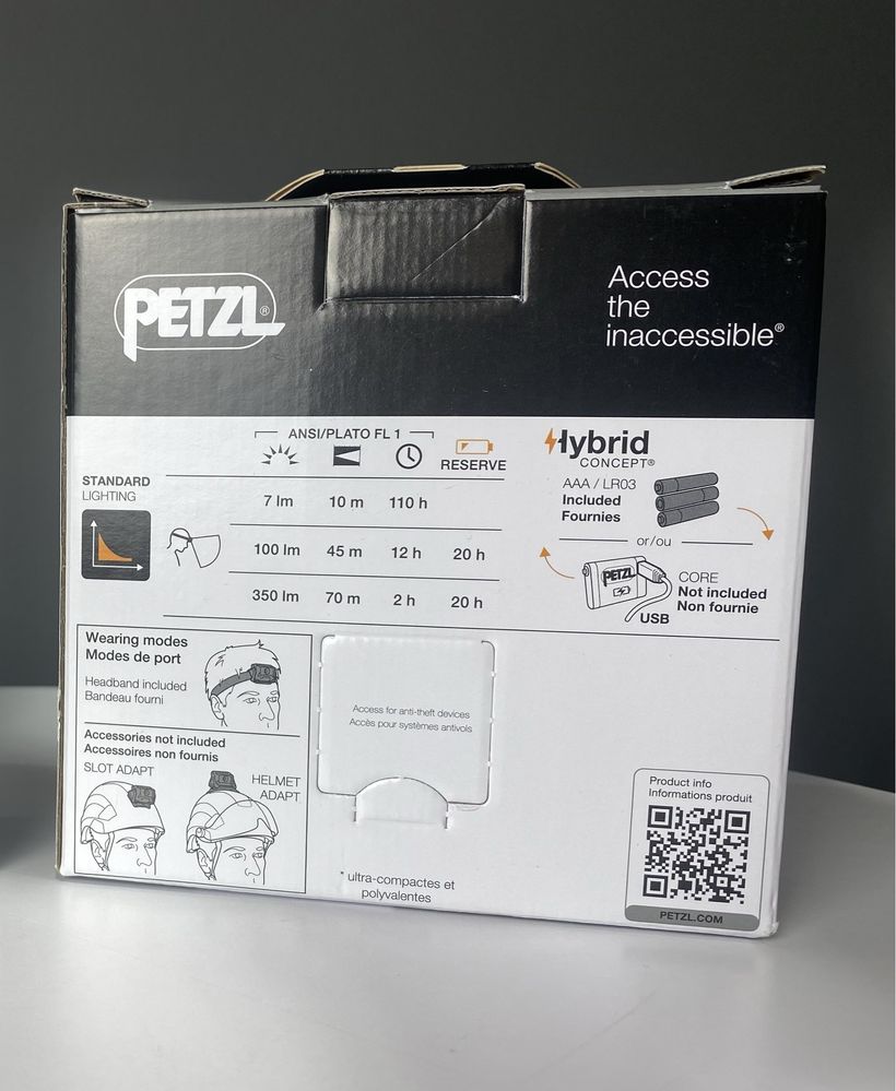 Ліхтарі та аккумулятор Petzl Aria2/e+Lite/accu core