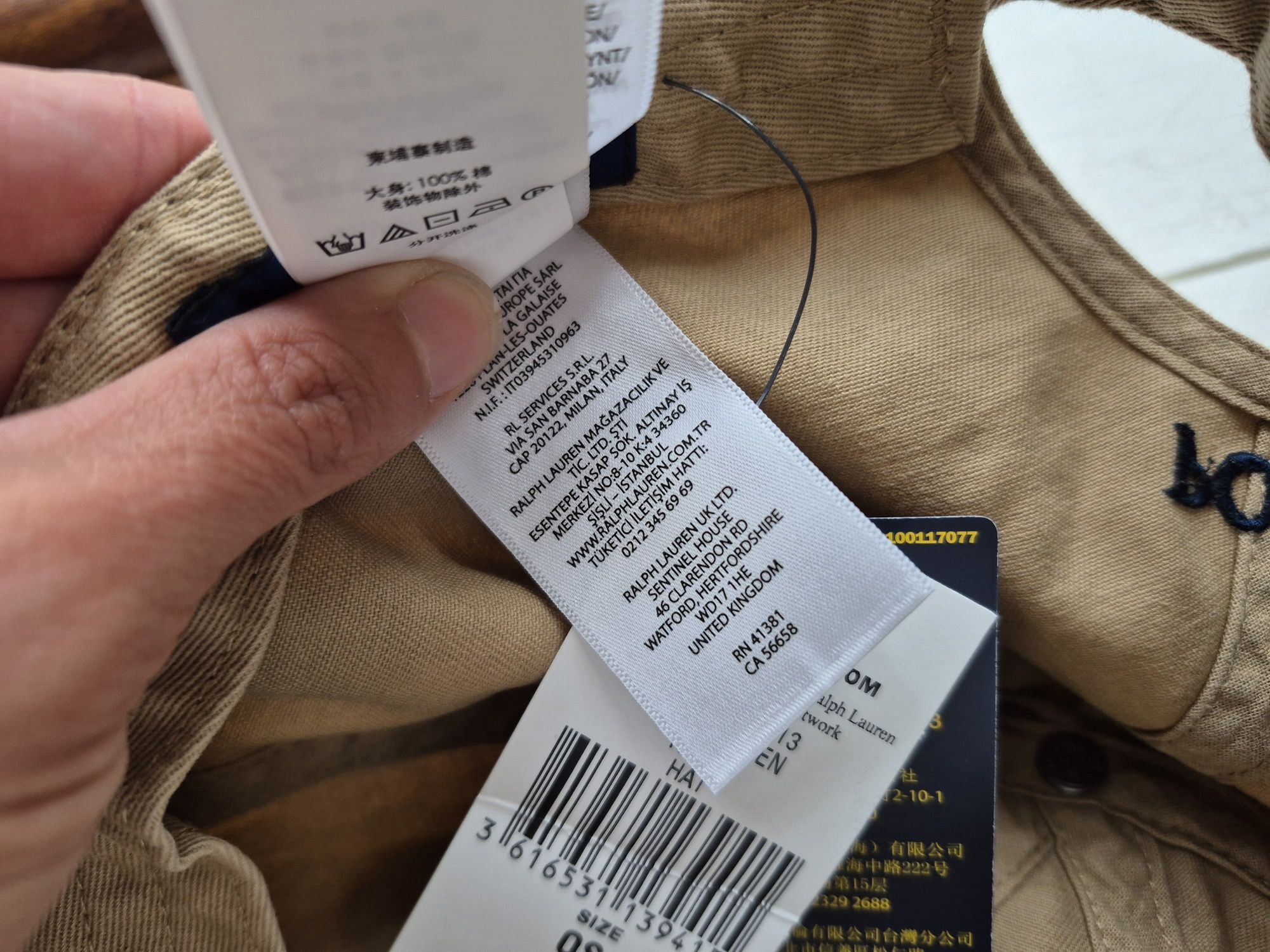 Czapka z daszkiem Ralph Lauren