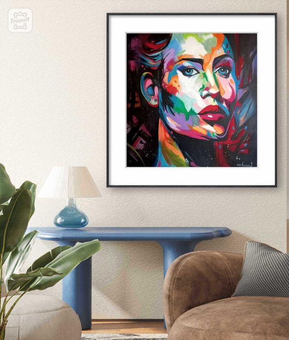 "A Rebelde" - Tela em Acrílico, 70x70