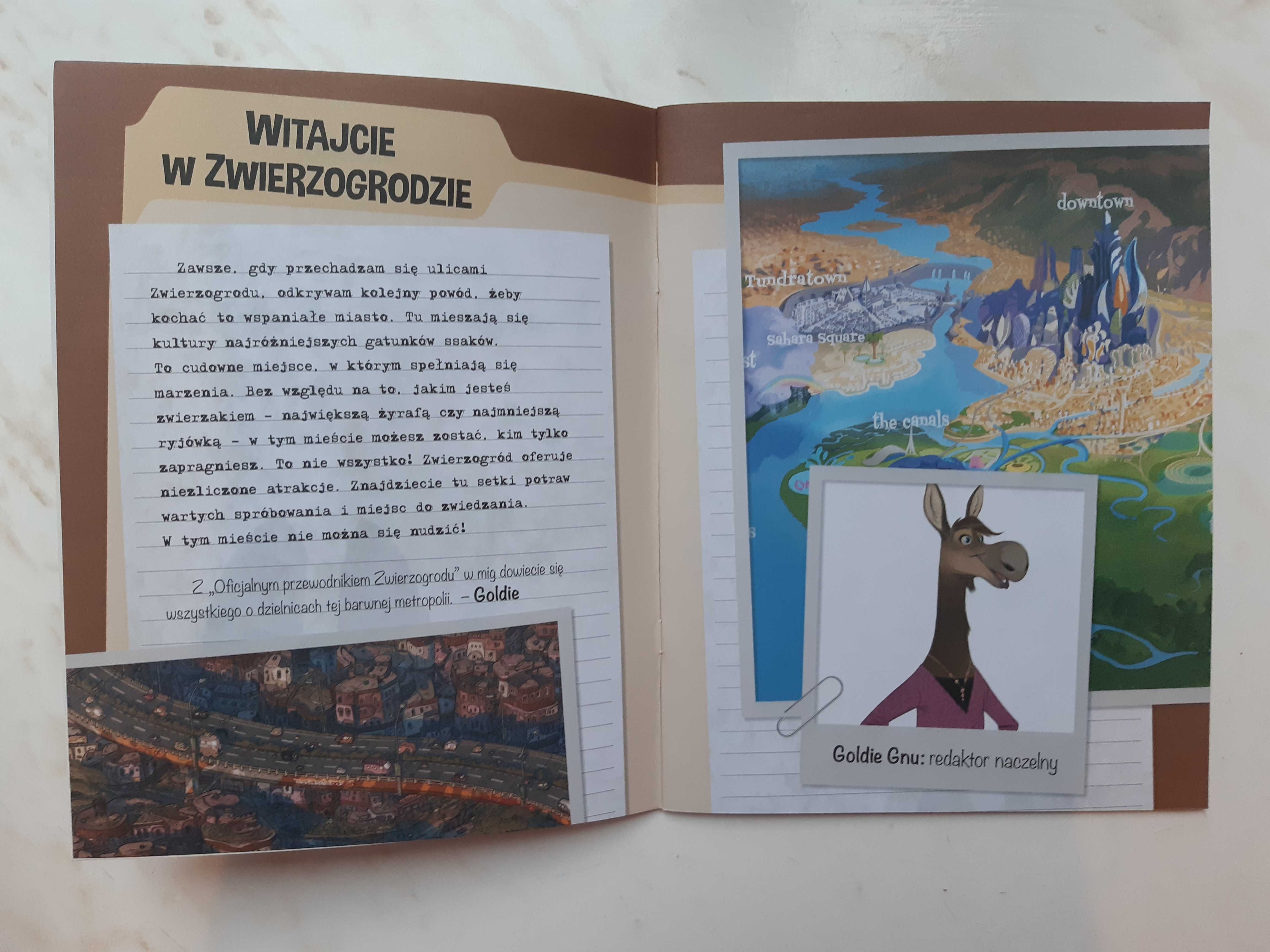 Zwierzogród Filmowa maskarada_4 maski w środku