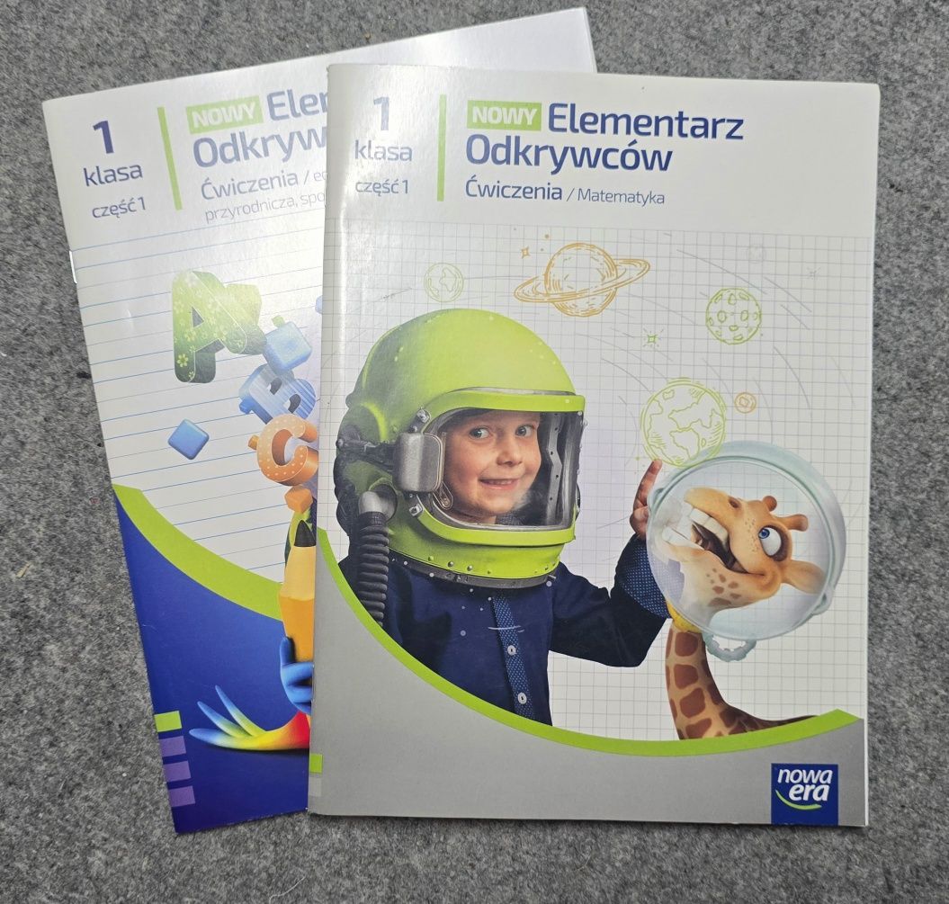 Elementarz odkrywców ćwiczenia cz.1 matematyka polski kl.1 Nowa Era
