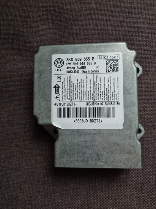 Sterownik Airbag,Moduł Audi A4 B8,A5 Sprawny