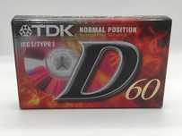 NOWA kaseta magnetofonowa TDK D 60