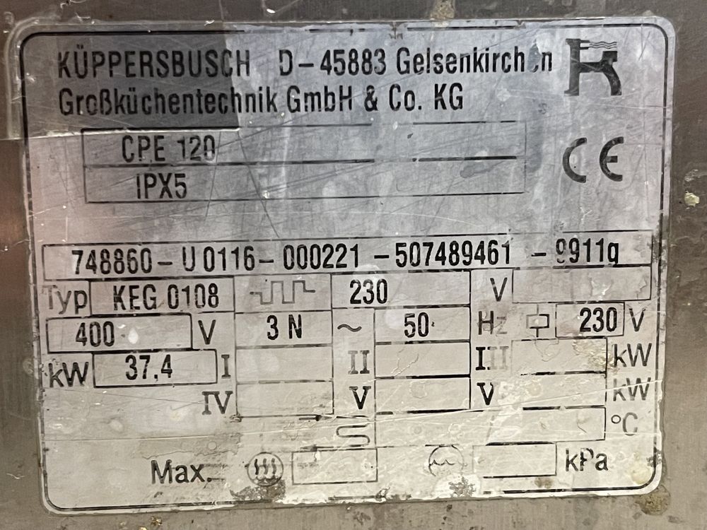 Пароконвектомат Kuppersbusch CPE 120