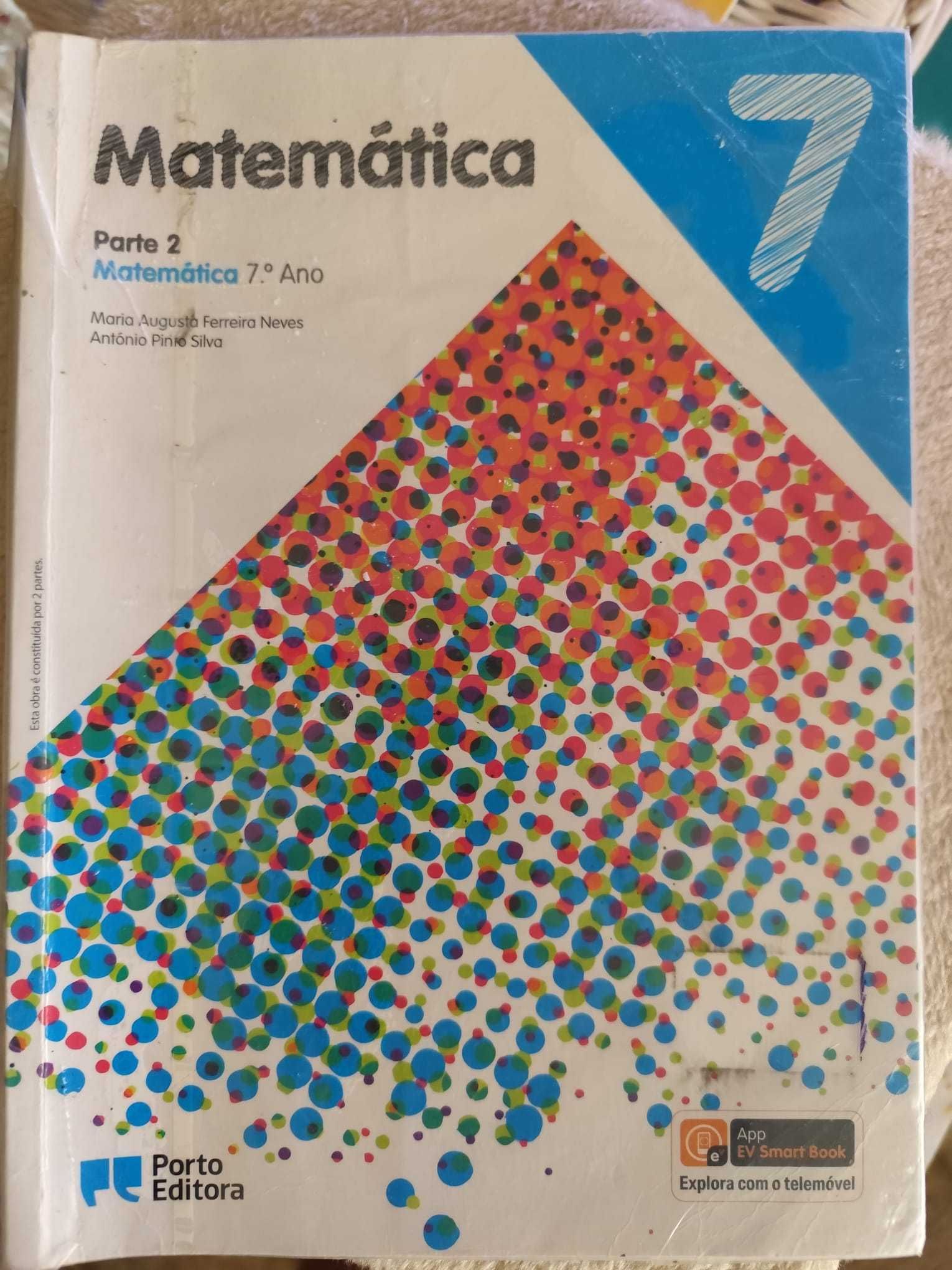 Manual de Matemática, Parte 1 e Parte 2, 7.º ano