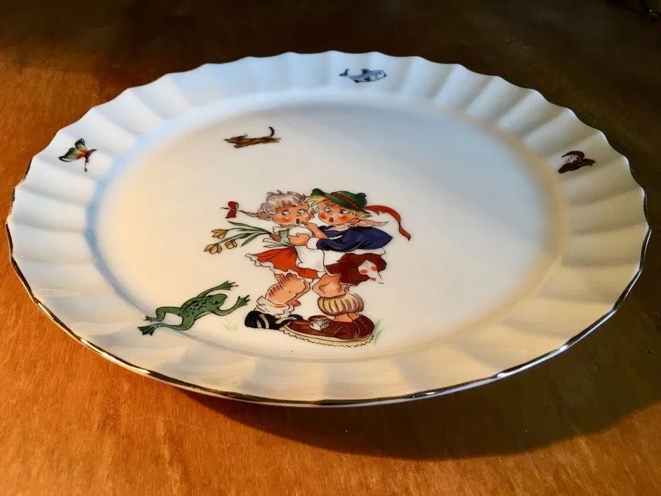 S. P.. COIMBRA - prato de criança - anos 50 - 23,3 cm/s