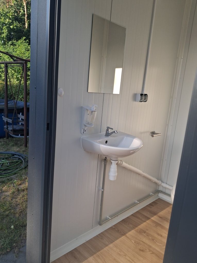 Kontener sanitarny WC/biurowy/stróżówka