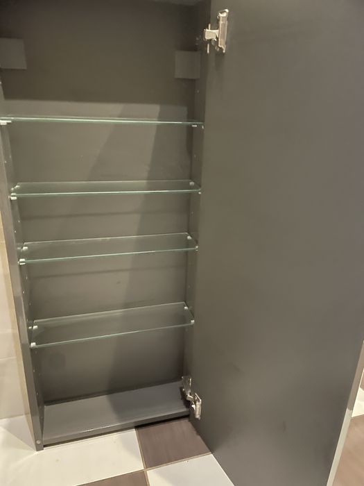 Szafka ikea godmorgon wisząca ciemnoszara