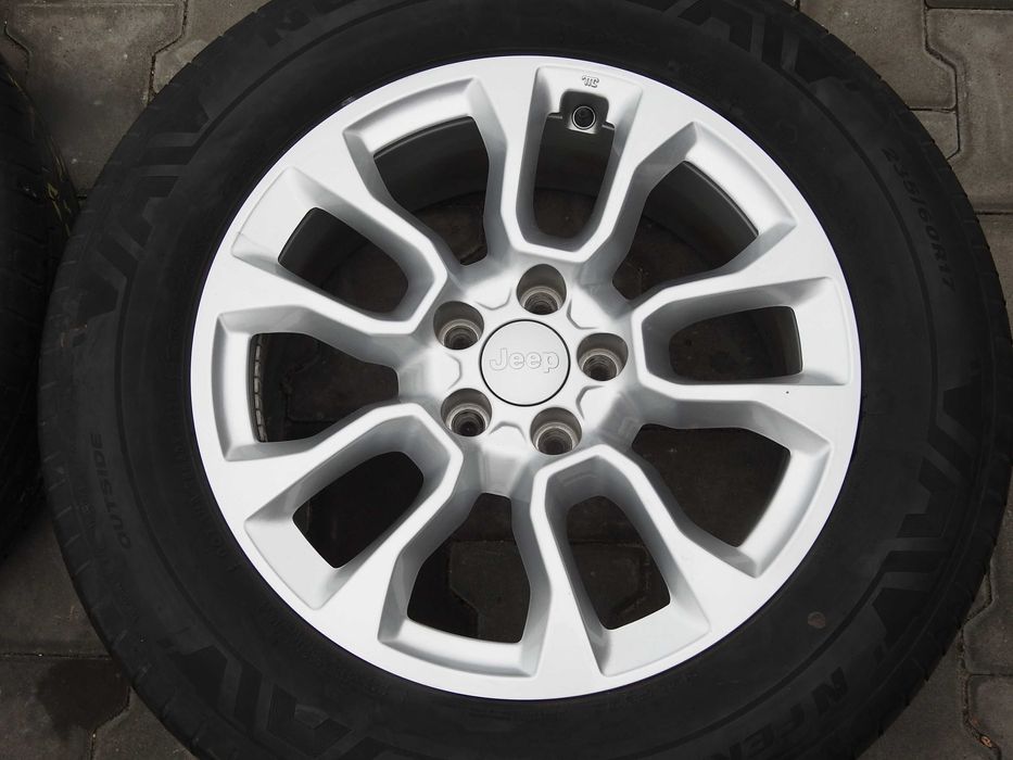 4x 17" JEEP Compass Commander Renegade 7J 5X110 ET37,5 Jak NOWE + TPMS