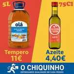 Super promoção Tempero (5L) e Azeite Oliveira da Serra (75 Cl)