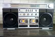 SANKEI TCR-S90llEE Stereo Radio Double Cassette Record