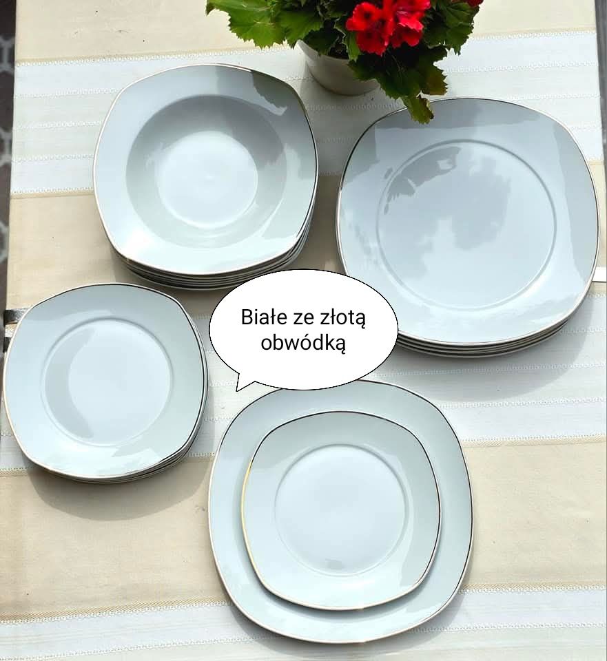 Talerze 18 elementów