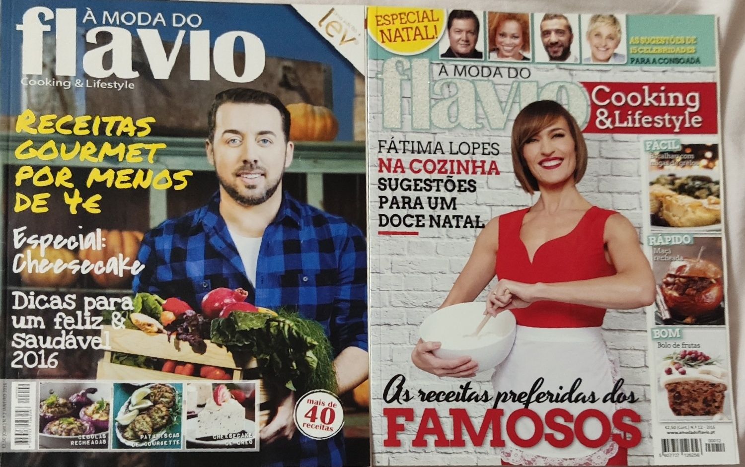 Revistas de culinária Á moda do Flavio cada1,20€
