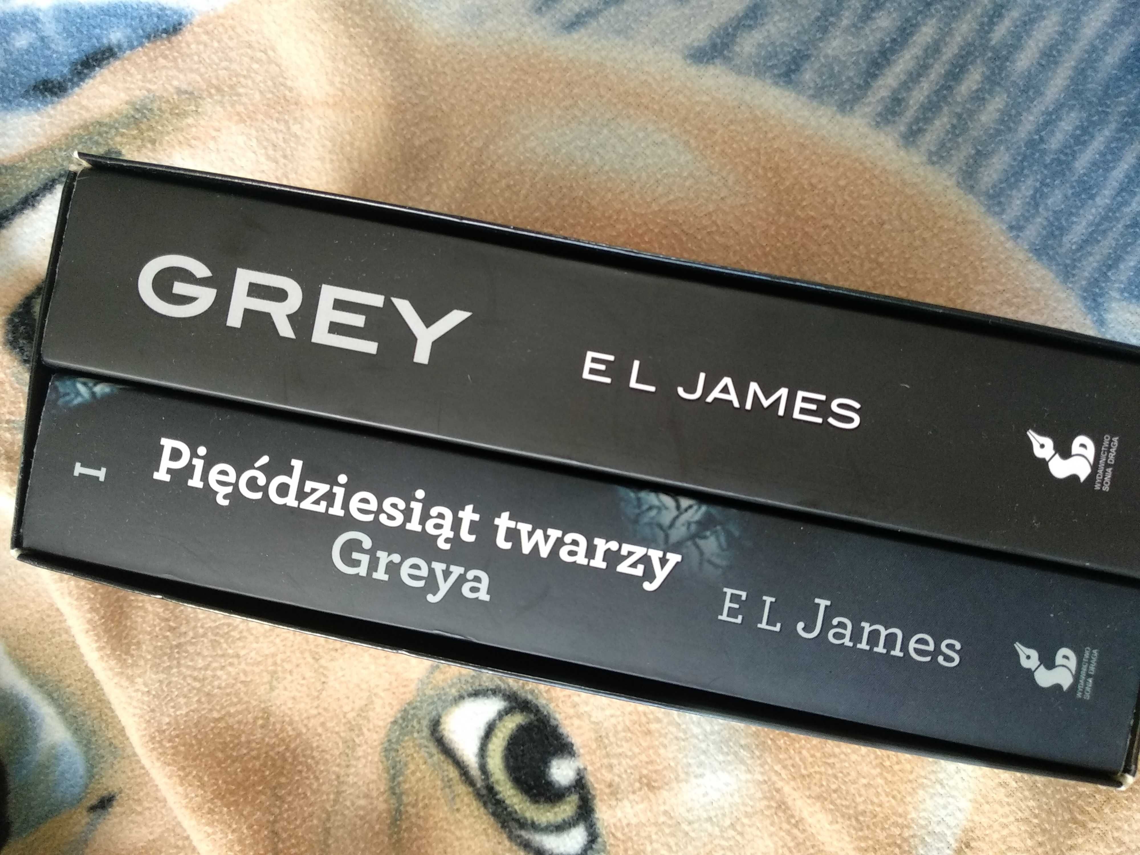 Zestaw książek Pięćdziesiąt twarzy Greya Grey E L James