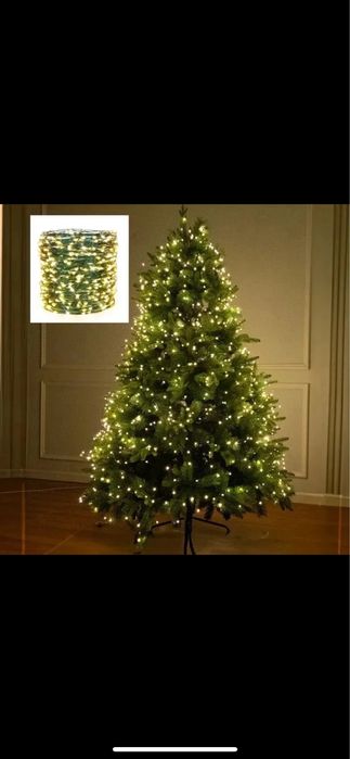 Гирлянда роса 30,50,100 м мішура Польща ХІТ ТІКТОКУ бахрома кінський х