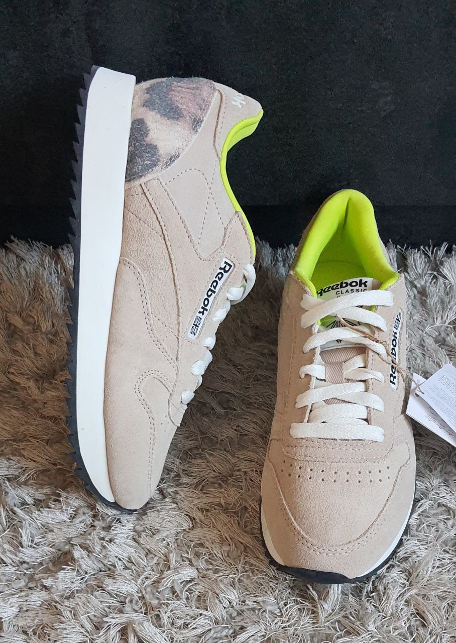 Кроссовки Reebok Classic Leather Ripple Beige GX5096 37EUR