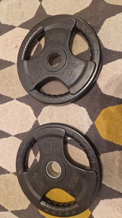 Discos de musculação 2×10kg