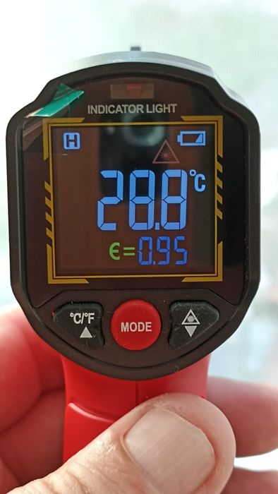 Цифровий інфрачервоний термометр Aneng TH-203. Пірометр.