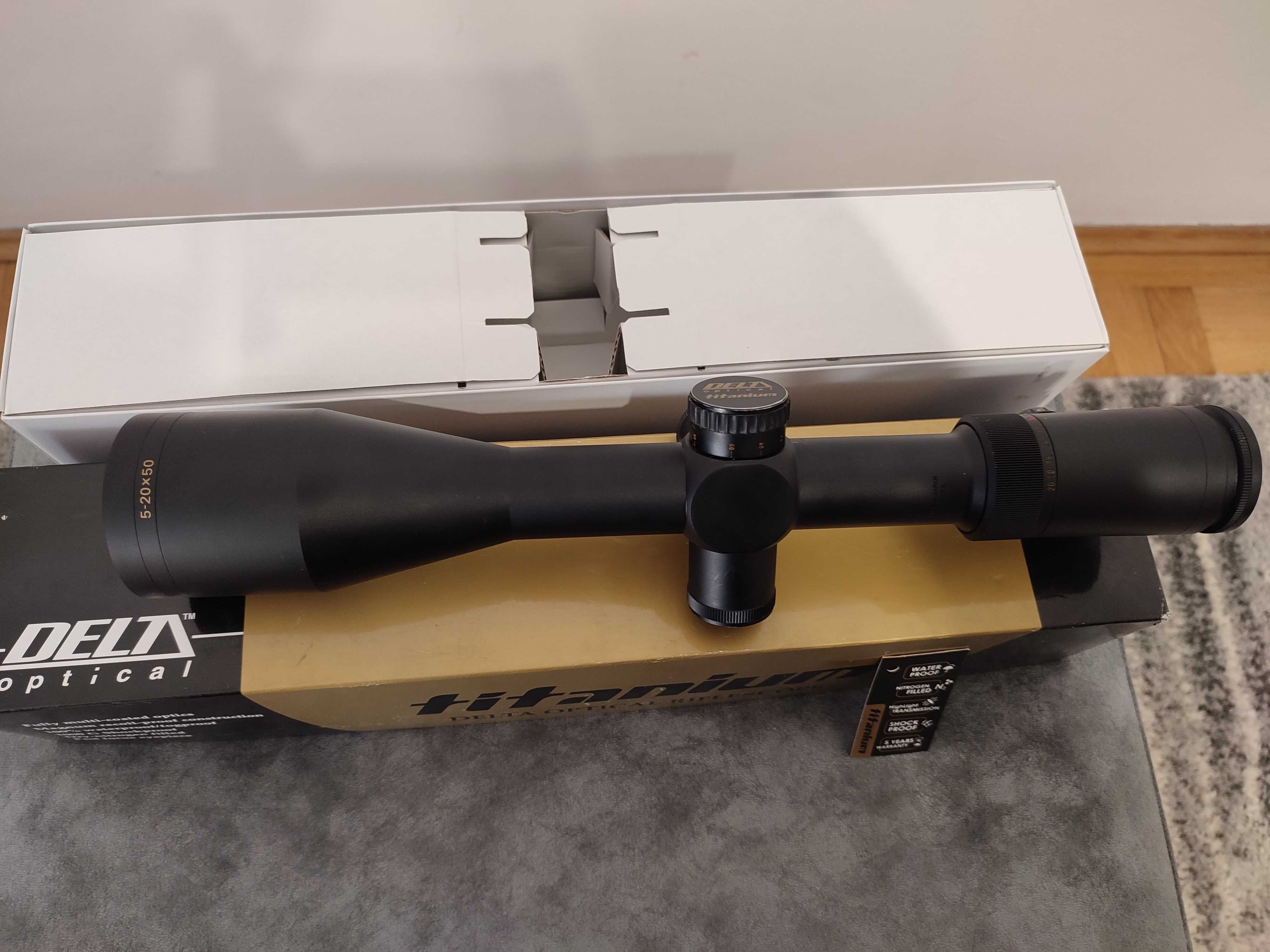 Luneta Delta Optical Titanium 5-20x50