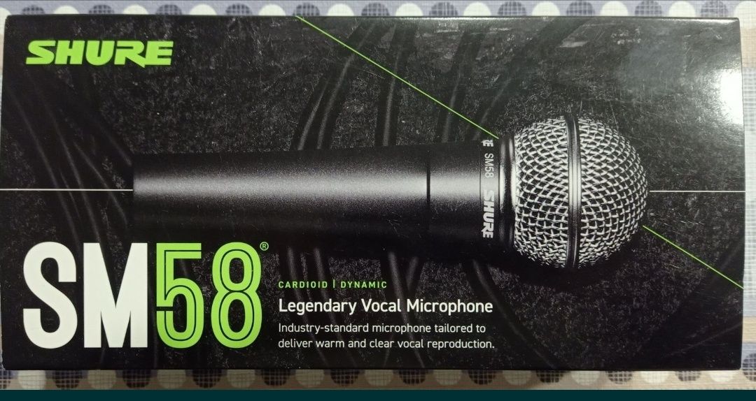 Микрофон  инструментальный SHURE  SM58-LCE