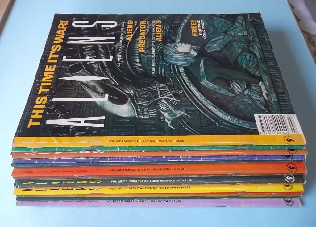 ALIENS (Magazine UK) , Volumes 1&2 , Dark Horse International.