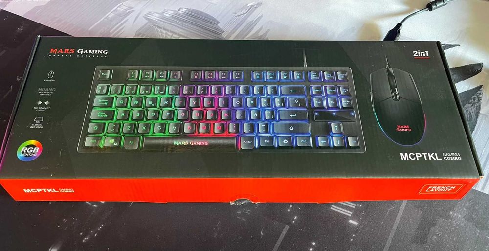 Teclado + Rato Mars Gaming