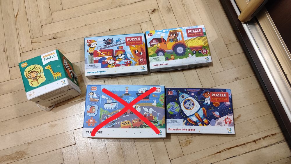 Пазли для дітей 3+ Додо