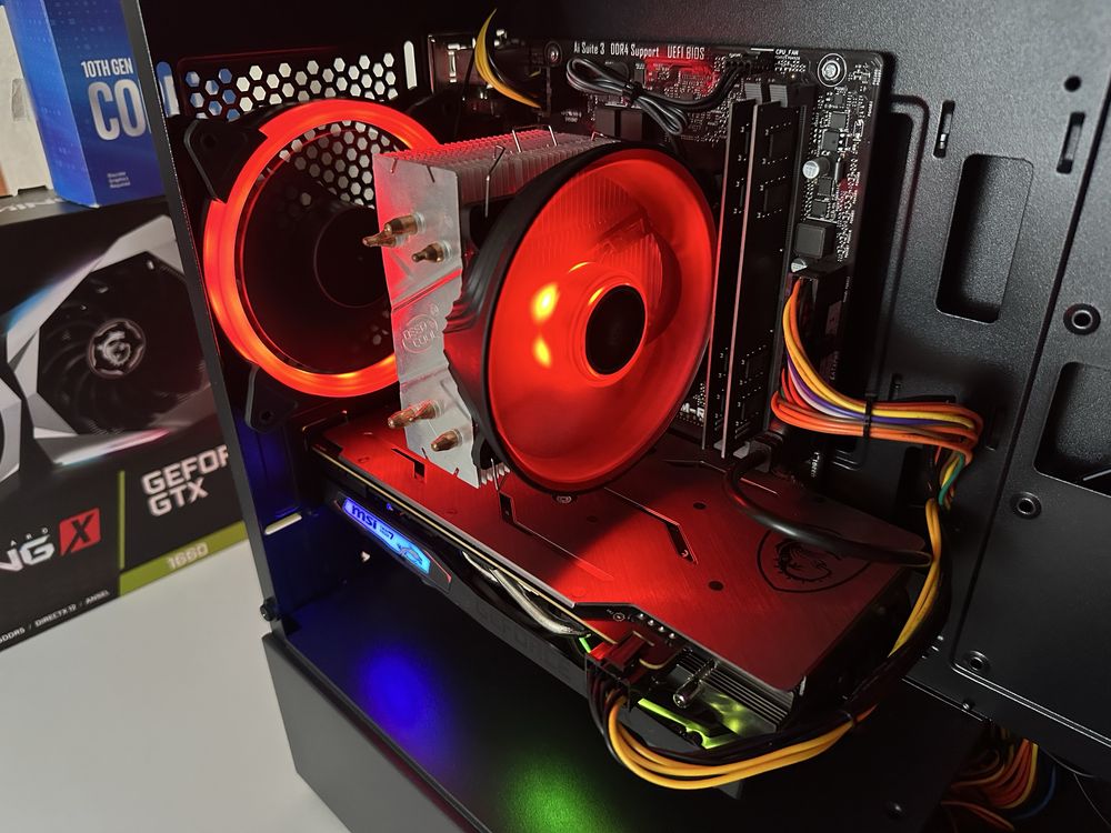 Ігровий Пк i5 10400F / GTX 1660 / 16 ГБ / SSD + HDD / Windows 11 Pro