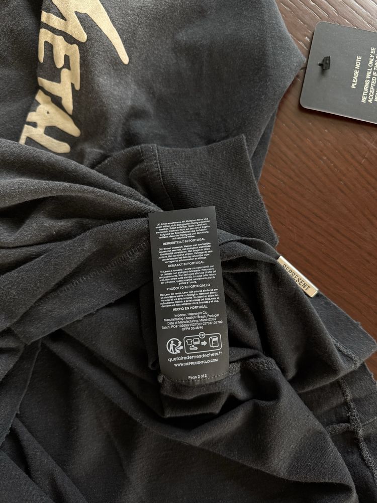 Represent X Metallica Garage Inc Long Sleeve (M, XL)