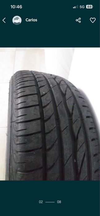 Rede divisoria mala carrinha vw passat b6 mais jante ferro com pneu