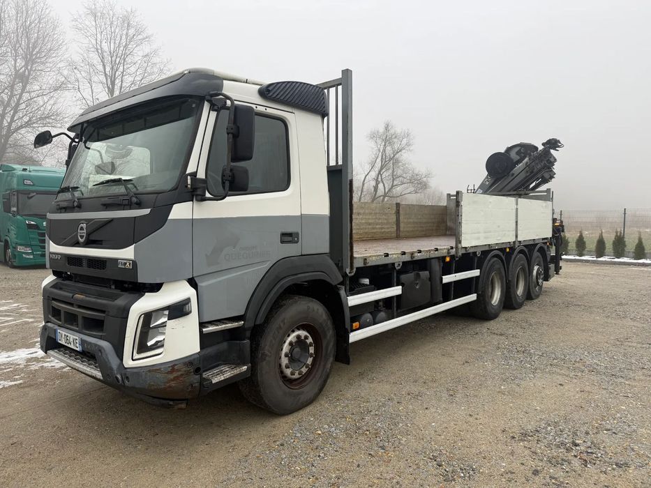 Volvo FM 410  8x4, HIAB 211EP-5, HiDuo, 4 oś - podnoszona/skrętna
