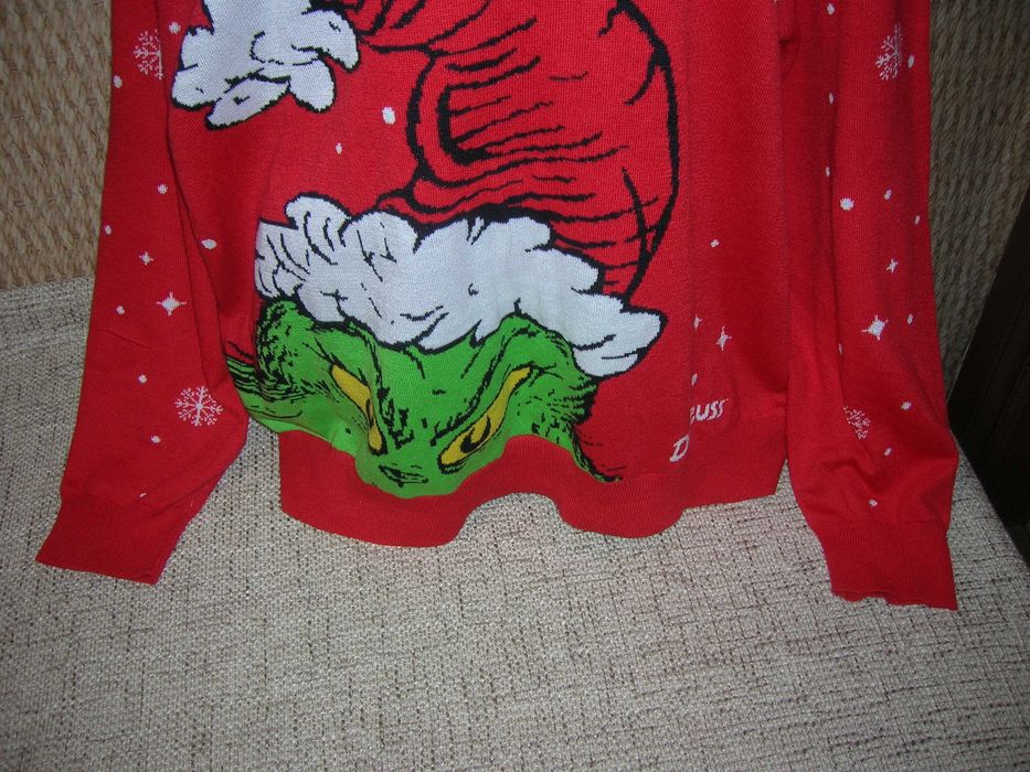 Новорічний різдвяний светр з Грінчем (унісекс) Розмір  XXL 2XL  F&F