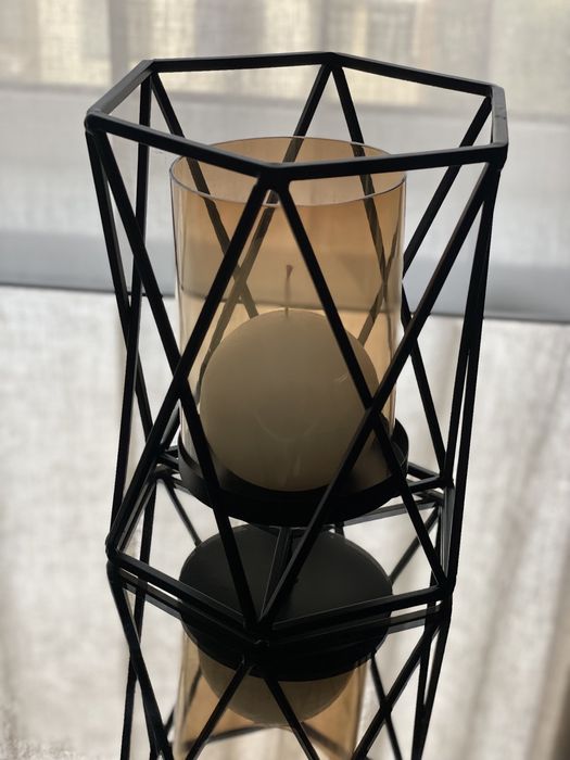 Подсвечник настольный со свечой