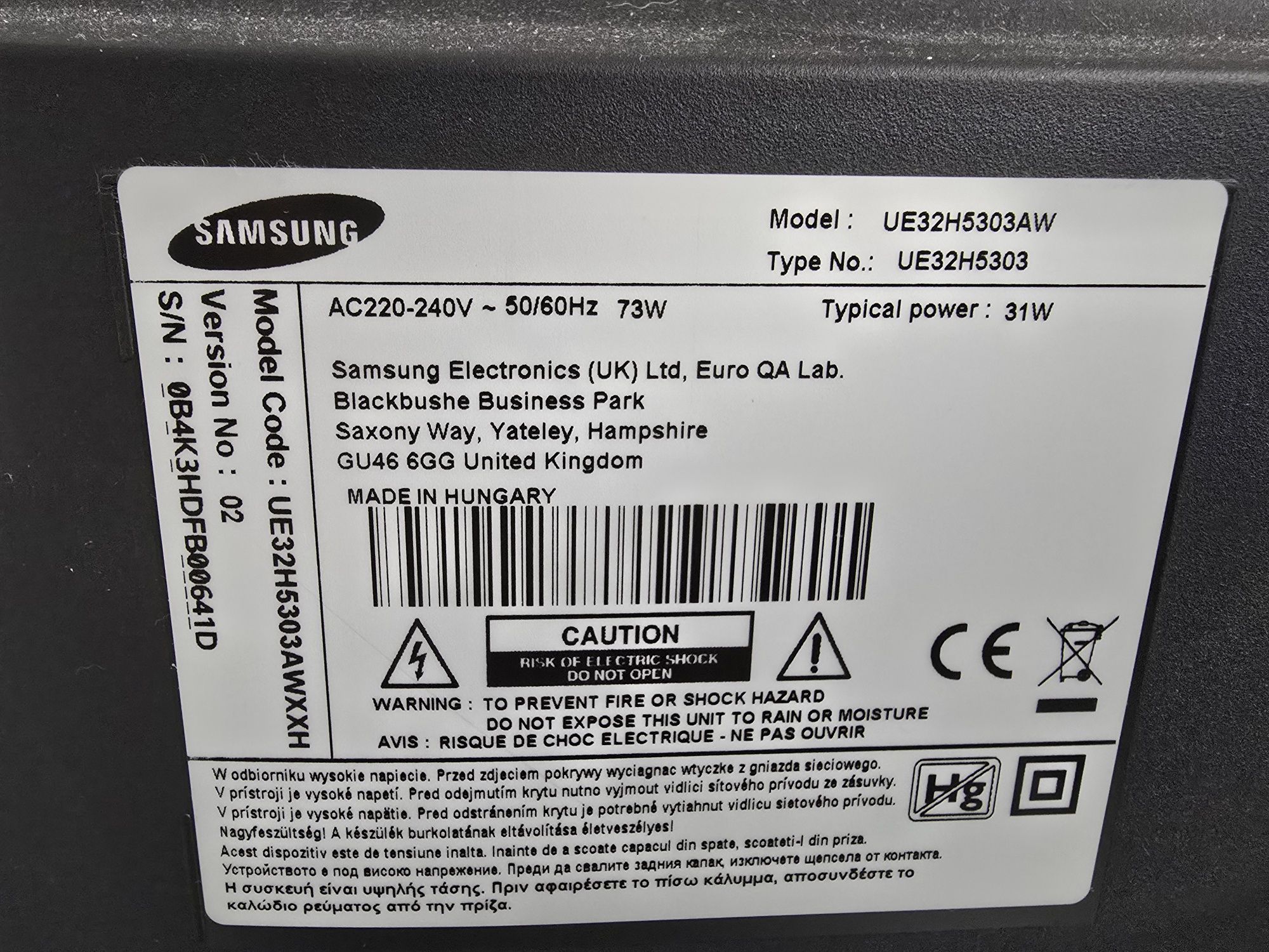 Telewizor Samsung Smart  32 cale pilot org