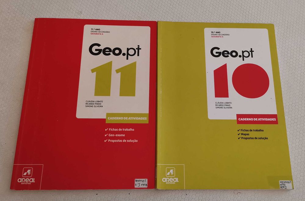 Cadernos de atividades- Geo.pt (10° e 11°), Geografia A.