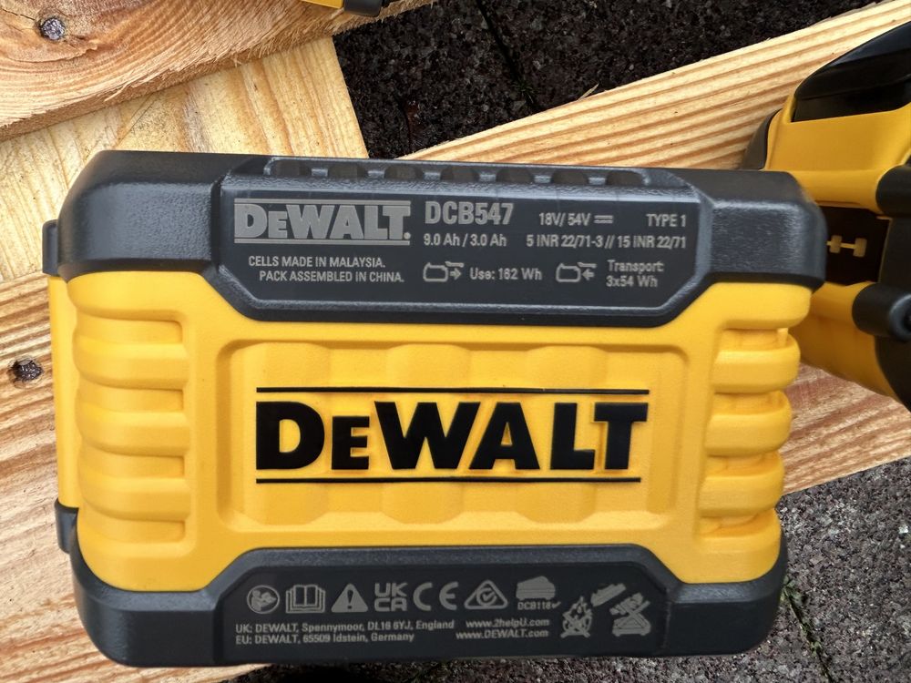 ТОП пропозиція! Акумулятори Dewalt flexvolt 9ah DCB 547 Оригінал